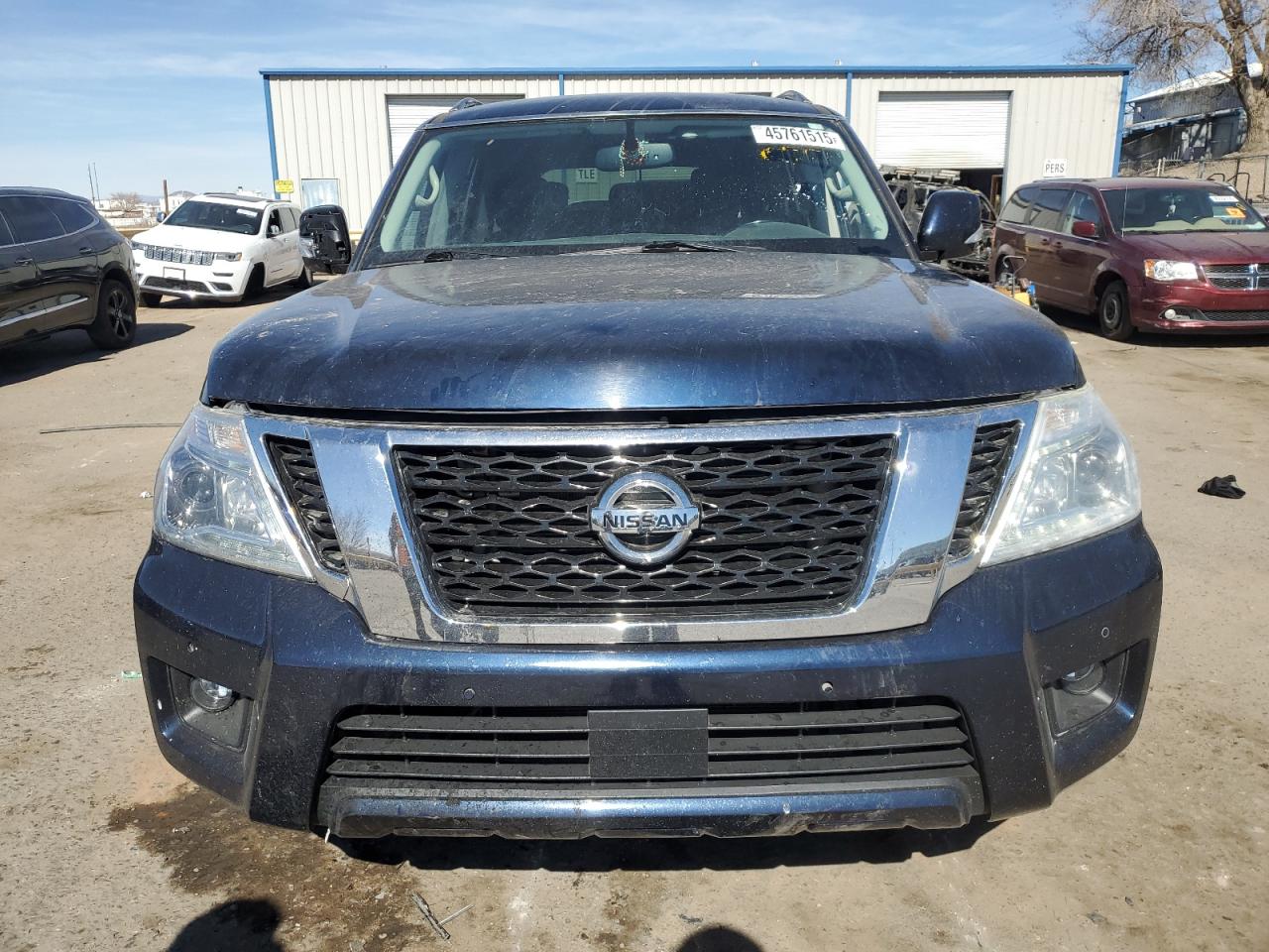 2017 Nissan Armada VIN JN8AY2NC2H9507666 Copart auction photo, rear end / all over damage thumbnail 5