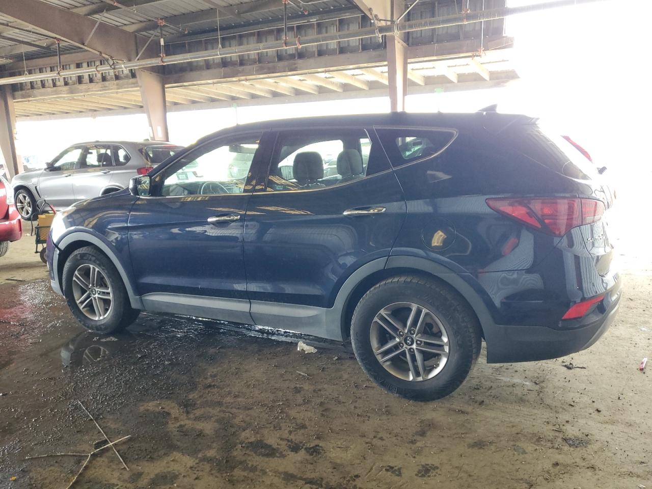 2017 Hyundai Santa Fe VIN 5XYZTDLB9HG462730 Copart auction photo, front end damage thumbnail 2