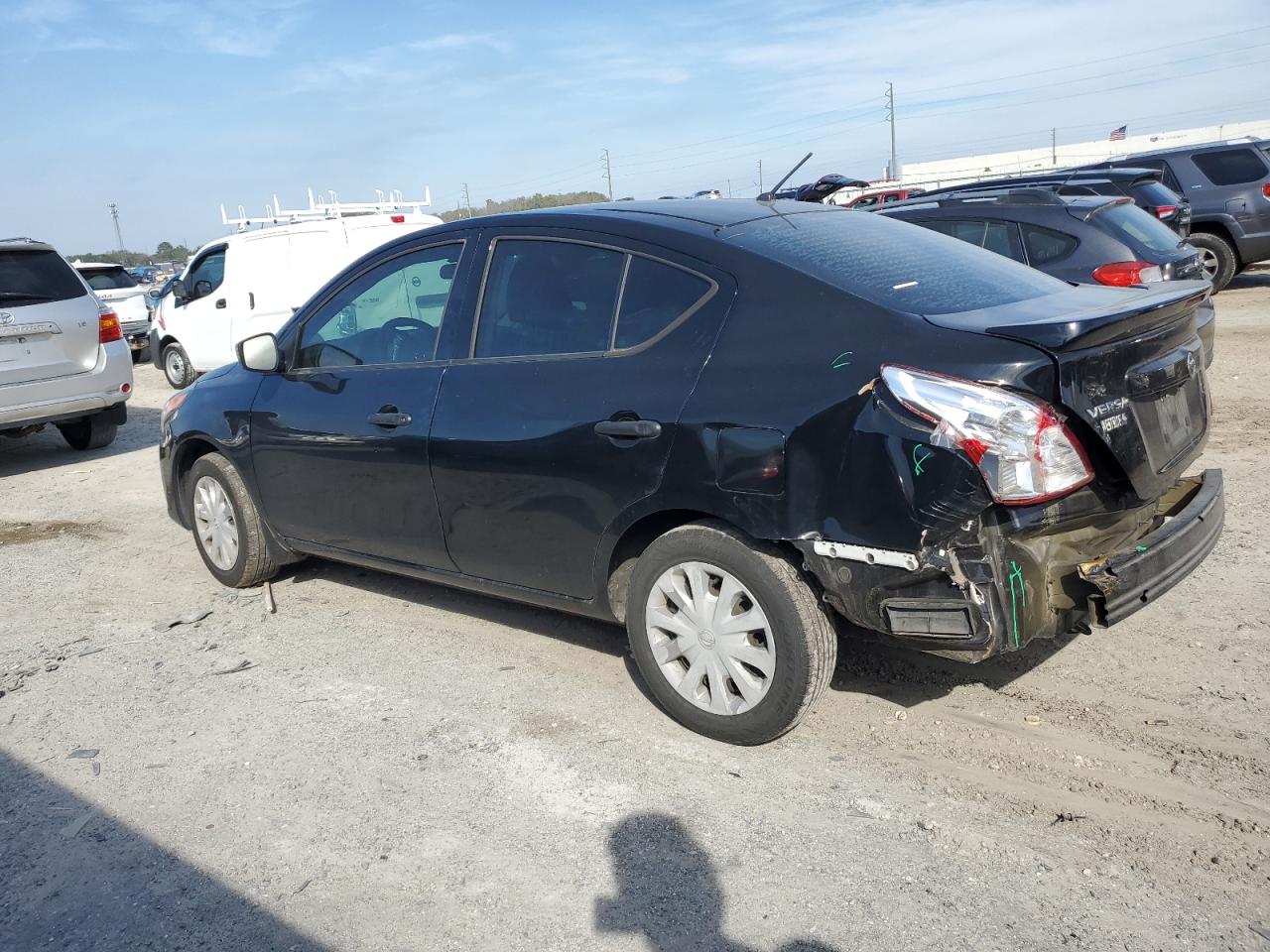 2019 Nissan Versa VIN 3N1CN7AP0KL829176 Copart auction photo, rear end damage thumbnail 2