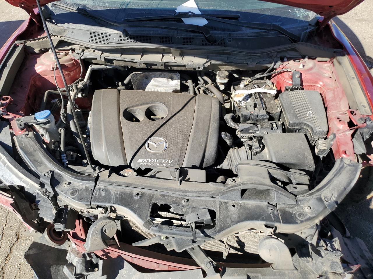 2016 Mazda CX-5 VIN JM3KE4DY0G0838533 Copart auction photo, front end damage thumbnail 12