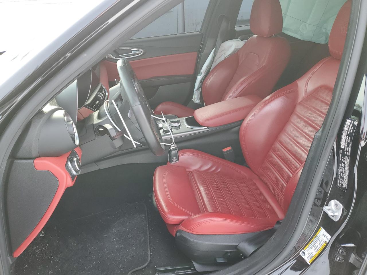2020 Alfa Romeo Giulia VIN ZARFANBNXL7631479 Copart auction photo, side damage thumbnail 7