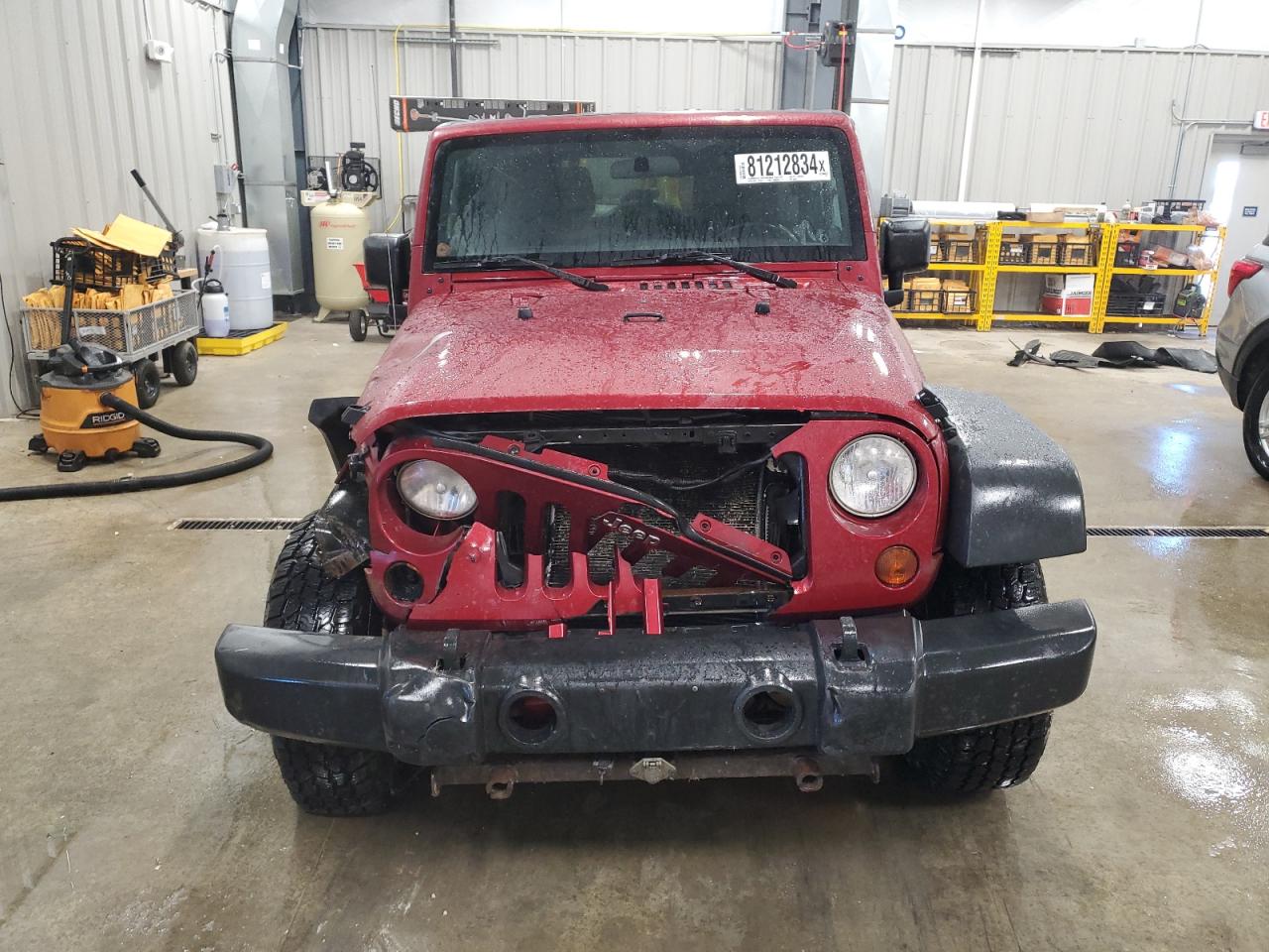 2011 Jeep Wrangler VIN 1J4BA3H19BL531892 Copart auction photo, front end damage thumbnail 5