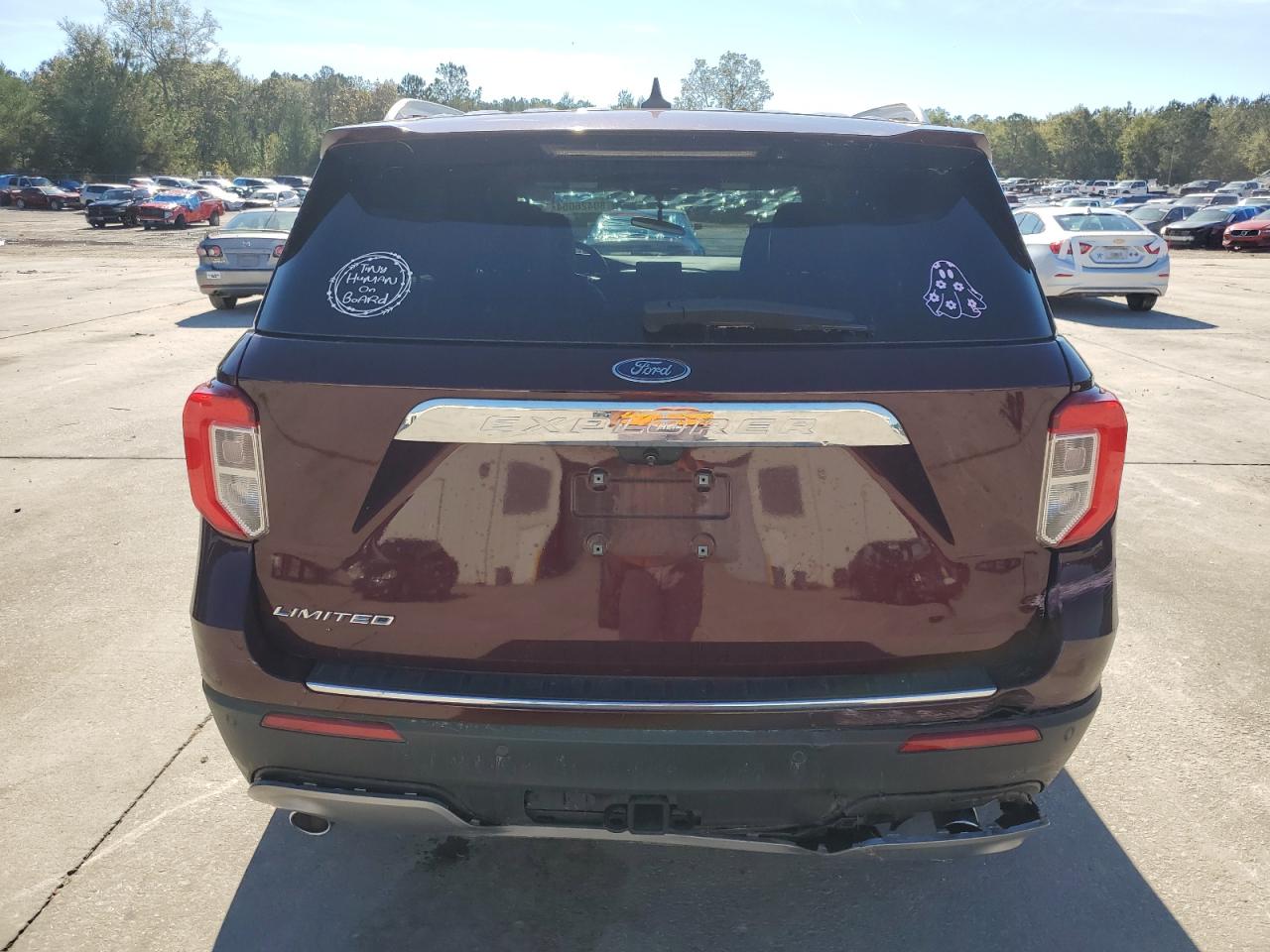 2022 Ford Explorer VIN 1FMSK7FH7NGA74857 Copart auction photo, front end damage thumbnail 6