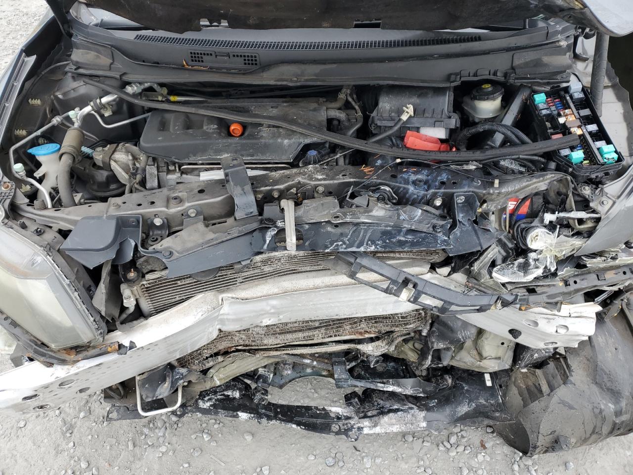2012 Honda Civic VIN 19XFB2F58CE370501 Copart auction photo, front end / rear end damage thumbnail 12