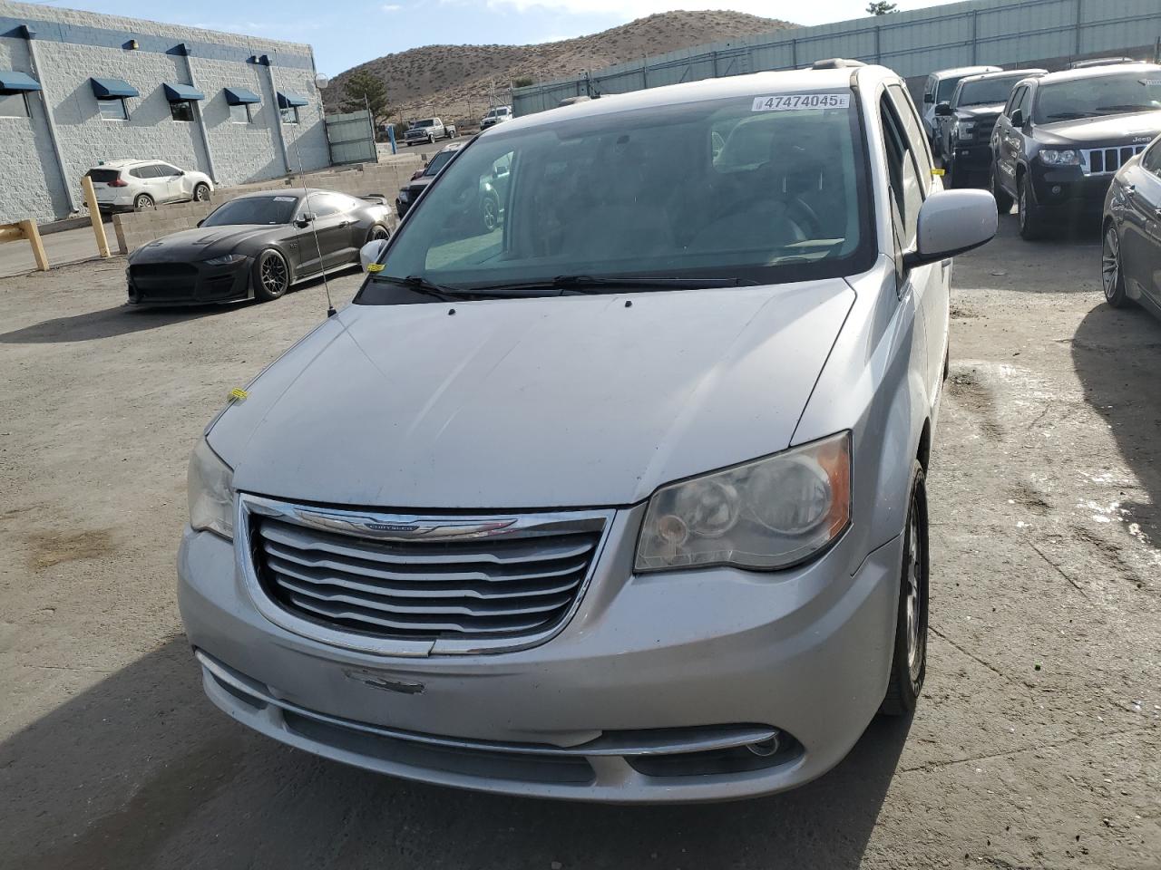2012 Chrysler Town & Country VIN 2C4RC1BGXCR361888 Copart auction photo, front end / minor dent/scratches damage thumbnail 5