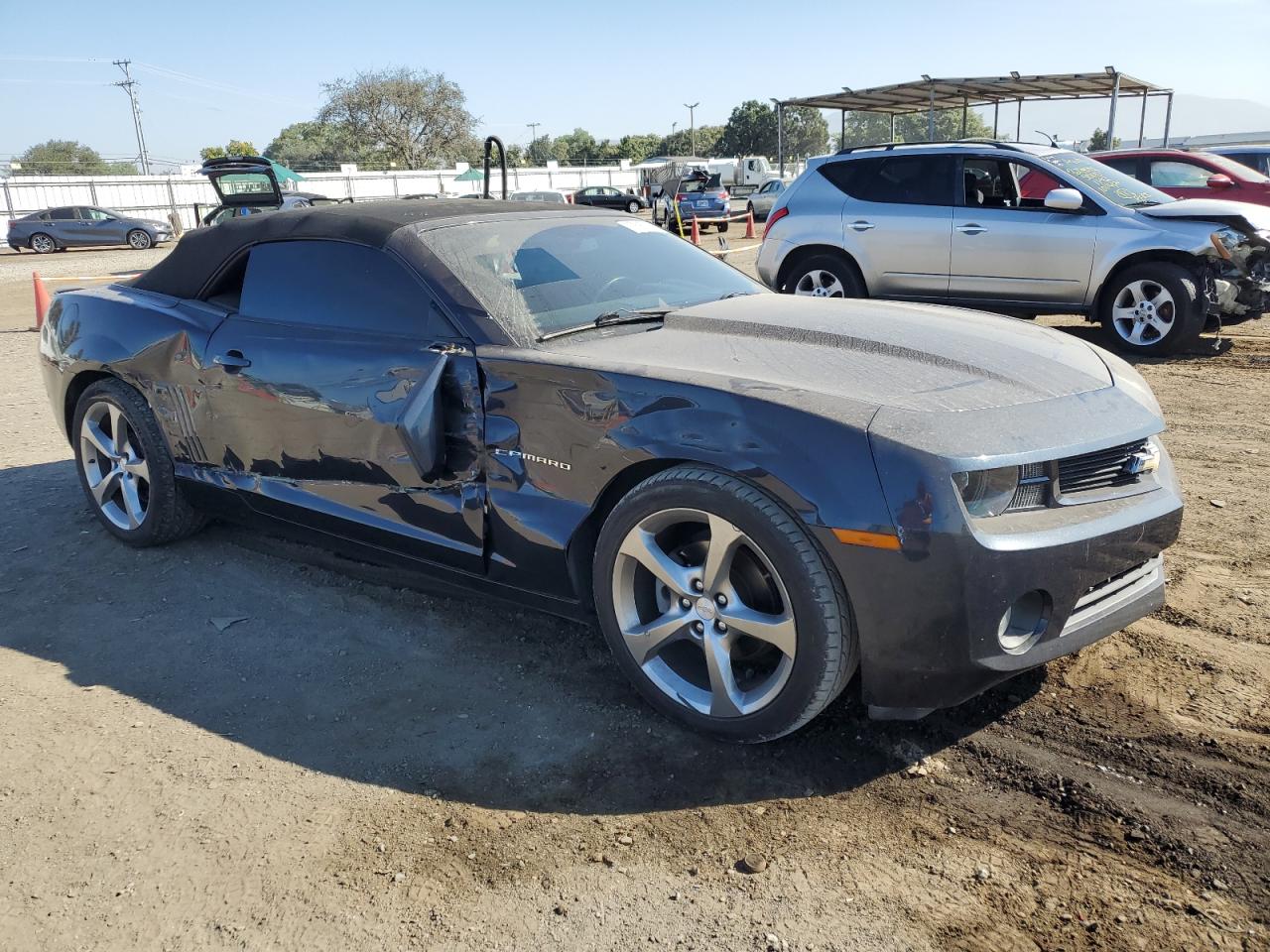 2013 Chevrolet Camaro VIN 2G1FC3D36D9247258 Copart auction photo, all over damage thumbnail 4