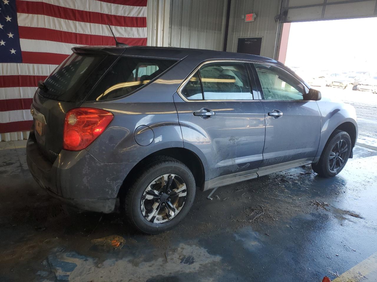 2013 Chevrolet Equinox VIN 2GNALBEK0D6208577 Copart auction photo, front end / side damage thumbnail 3