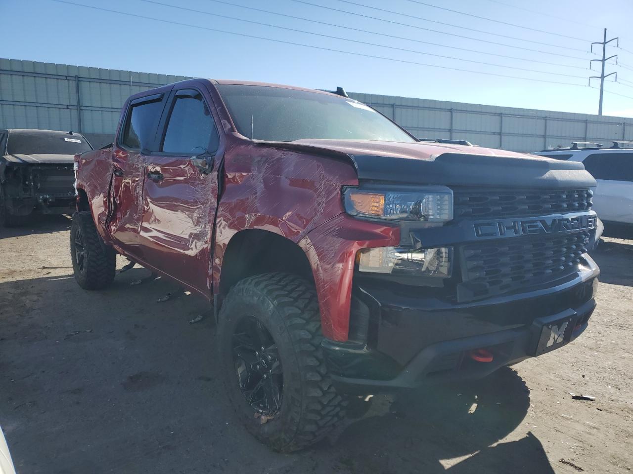 2021 Chevrolet Silverado VIN 1GCPYCEF5MZ401762 Copart auction photo, all over damage thumbnail 4