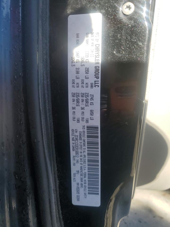 2012 Chrysler Town & Country VIN 2C4RC1CG3CR168612 Copart auction photo, front end damage thumbnail 14