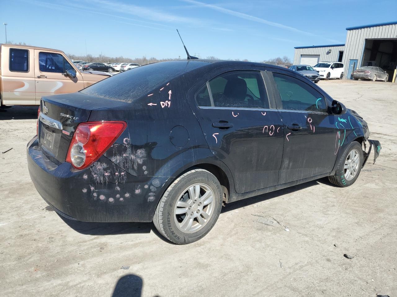 2014 Chevrolet Sonic VIN 1G1JC5SB2E4211605 Copart auction photo, front end / minor dent/scratches damage thumbnail 3