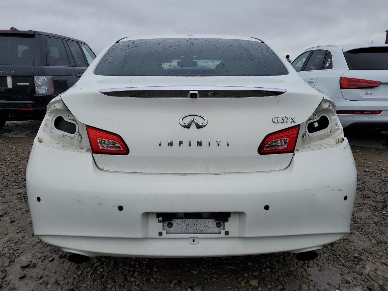 2011 Infiniti G VIN JN1CV6AR1BM407175 Copart auction photo, rear end damage thumbnail 6