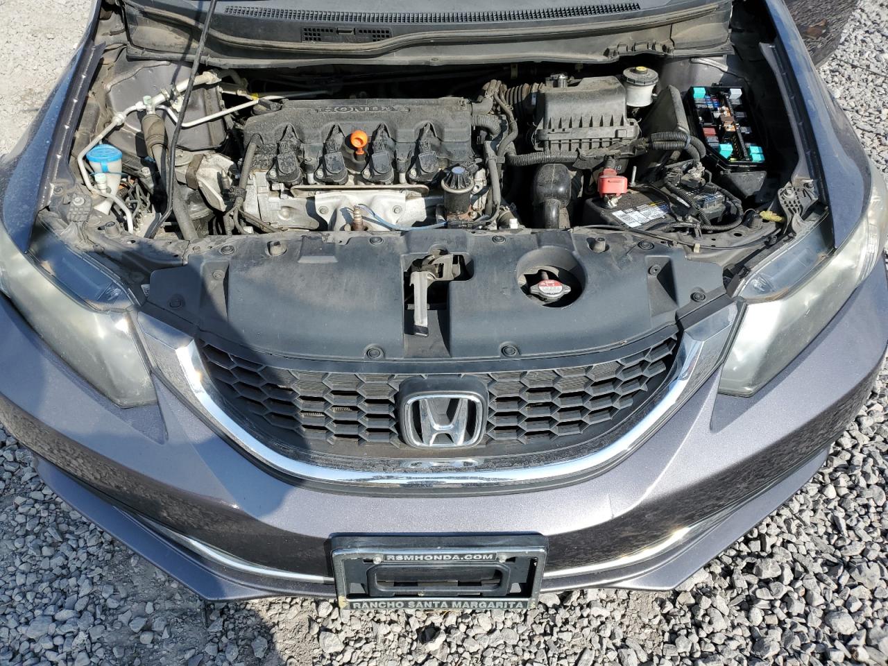 2015 Honda Civic VIN 19XFB2F54FE294053 Copart auction photo, side / front end damage thumbnail 11