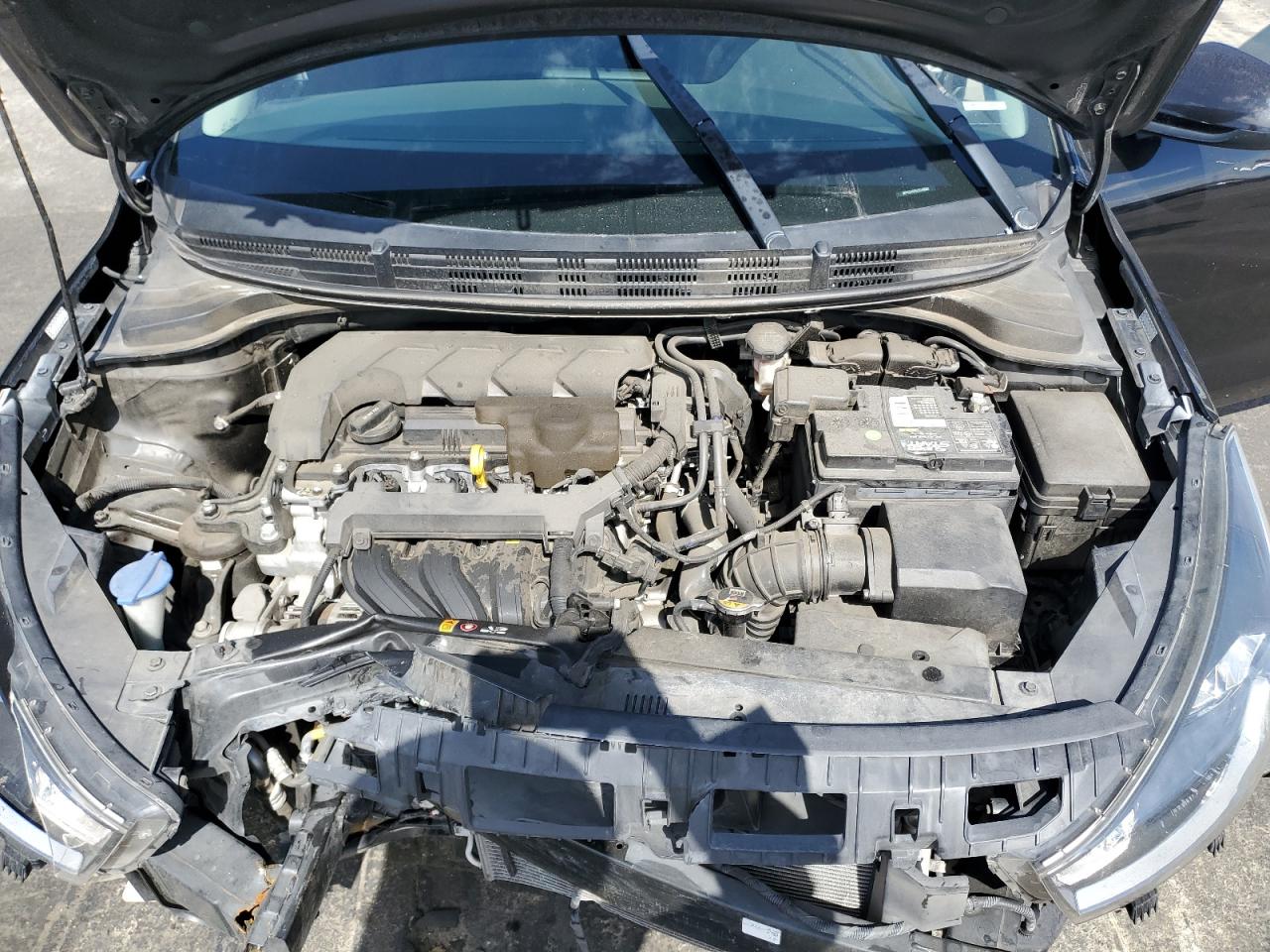 2020 KIA Rio VIN 3KPA24AD6LE343883 Copart auction photo, front end damage thumbnail 13