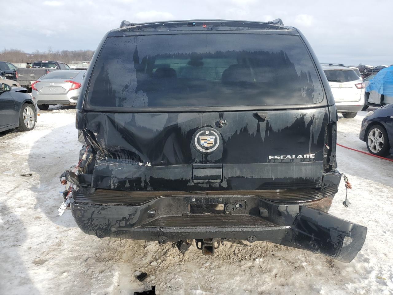 2004 Cadillac Escalade VIN 1GYEK63N44R242134 Copart auction photo, all over damage thumbnail 6