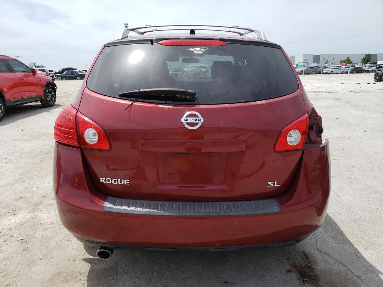 2010 Nissan Rogue VIN JN8AS5MTXAW008447 Copart auction photo, all over damage thumbnail 6