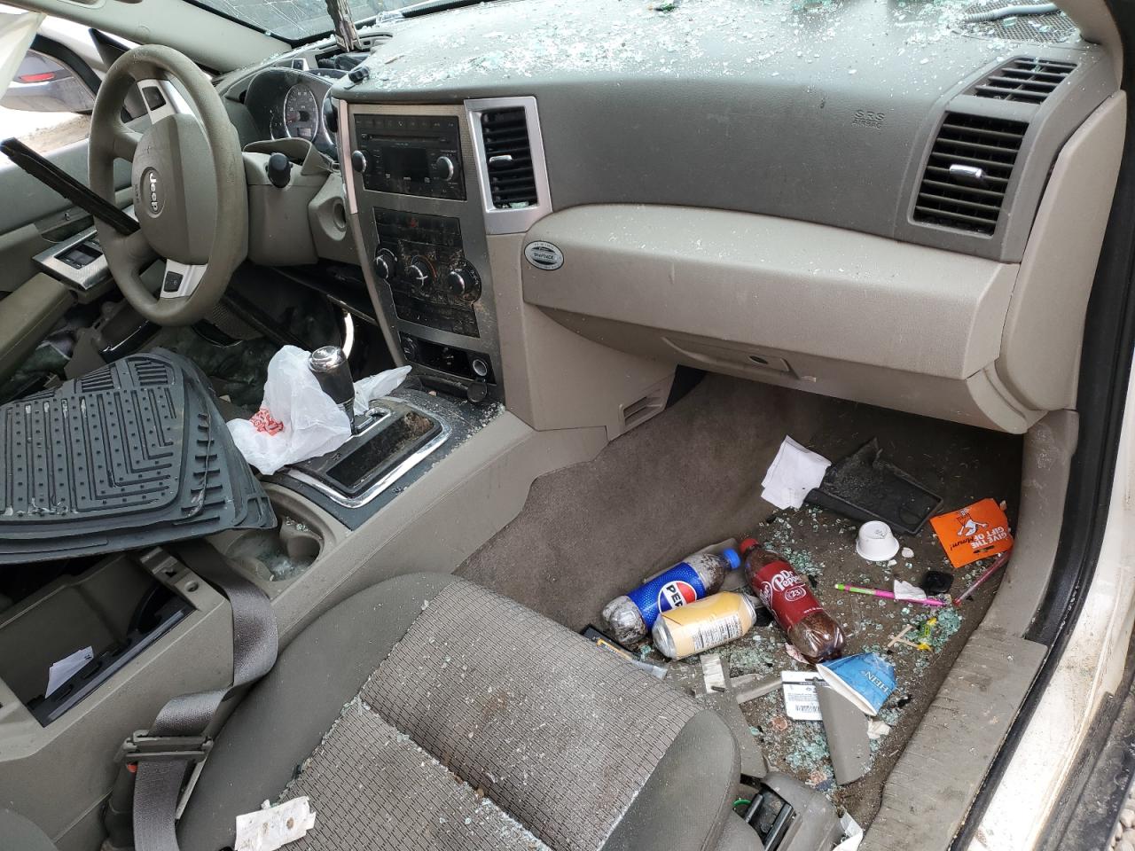 2009 Jeep Grand Cherokee VIN 1J8GR48K89C525250 Copart auction photo, all over / undercarriage damage thumbnail 8