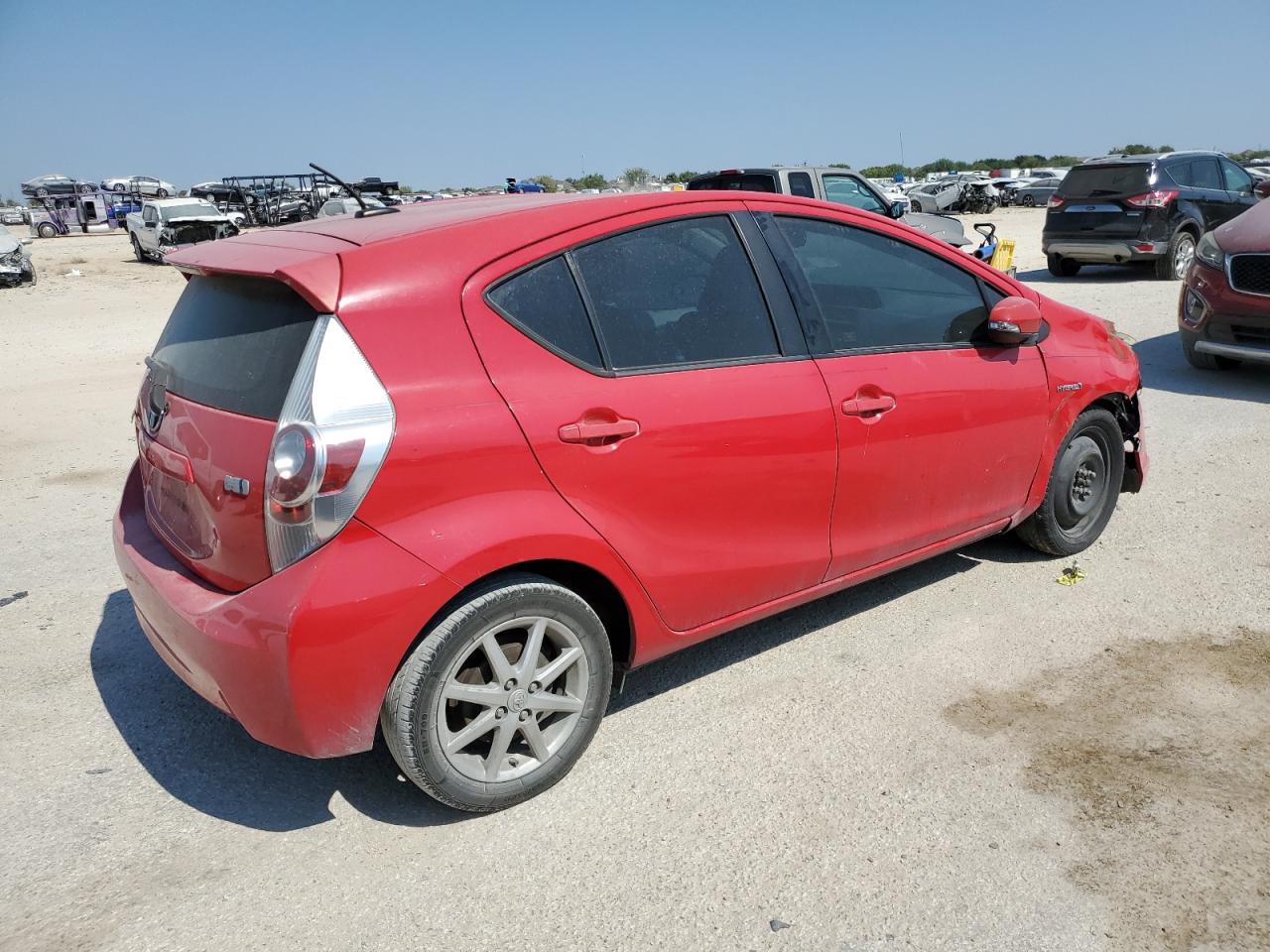 2012 Toyota Prius VIN JTDKDTB36C1514343 Copart auction photo, front end / minor dent/scratches damage thumbnail 3
