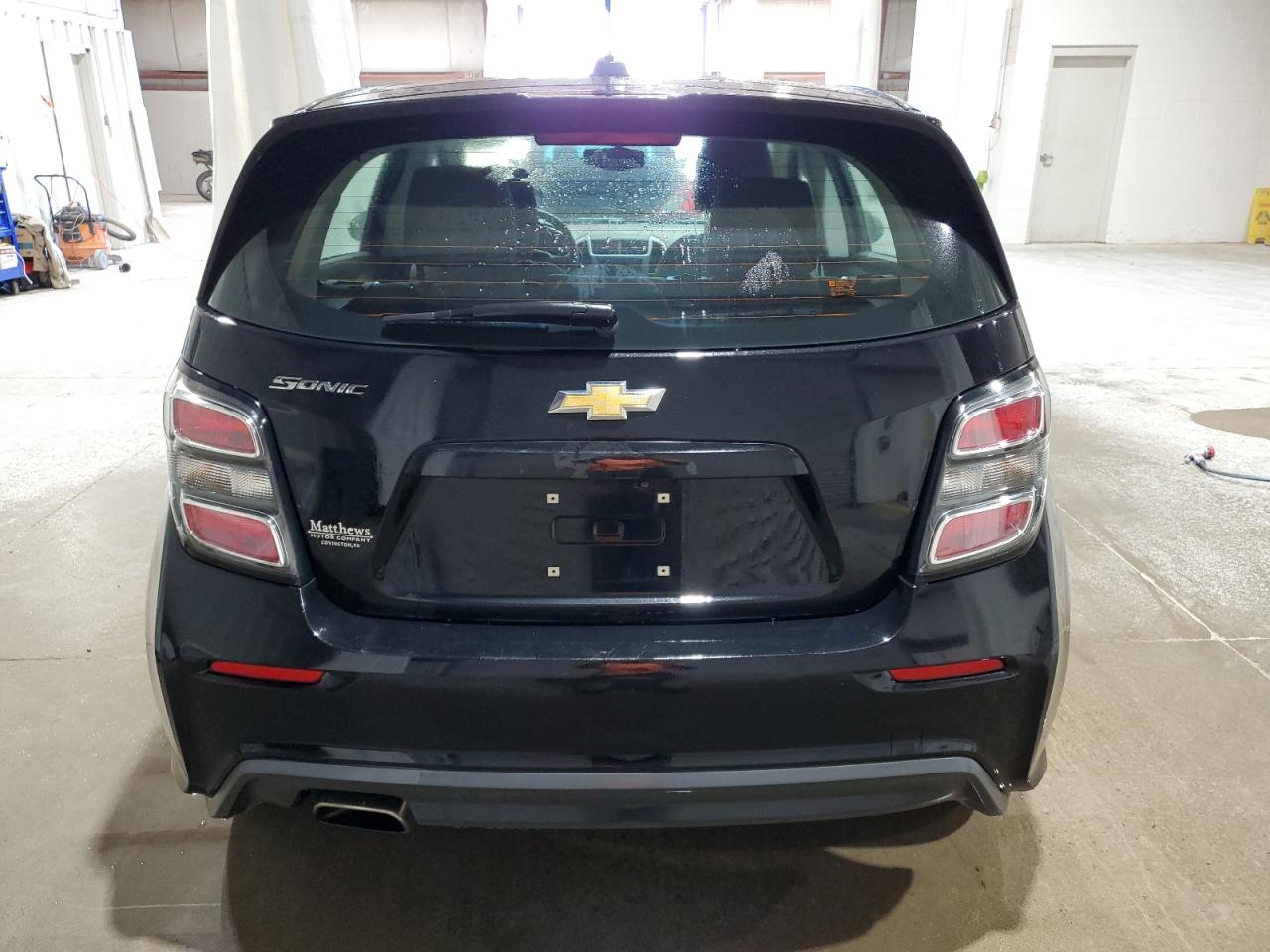2019 Chevrolet Sonic VIN 1G1JG6SB3K4115424 Copart auction photo, front end damage thumbnail 6