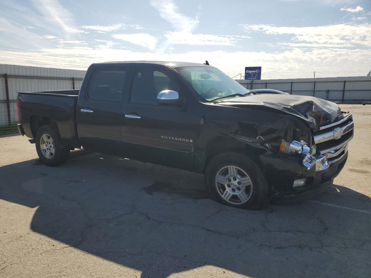 2009 Chevrolet Silverado VIN 3GCEC23029G144212 Copart auction photo, front end / undercarriage damage thumbnail 4