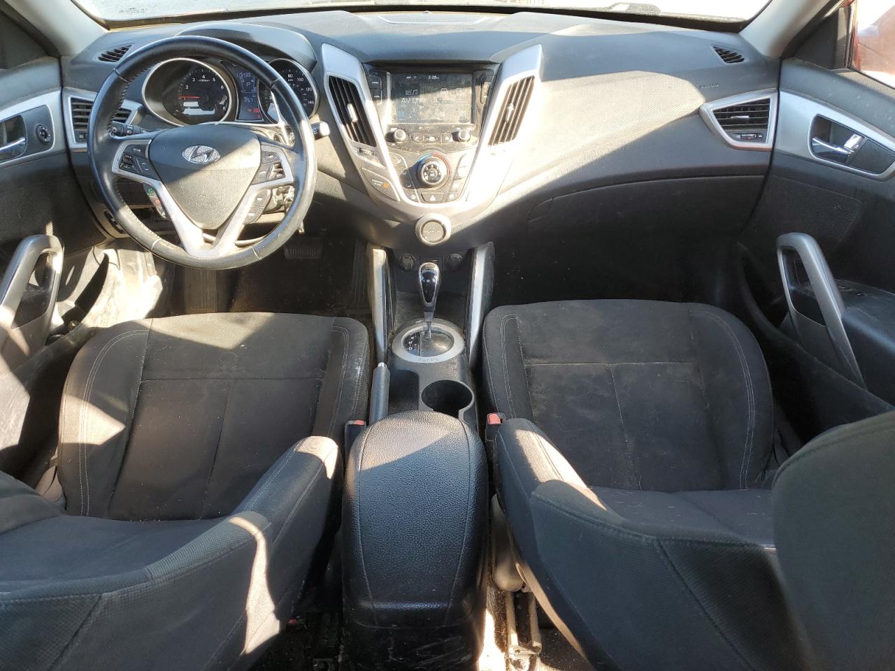 2017 Hyundai Veloster VIN KMHTC6AD4HU307518 Copart auction photo, mechanical damage thumbnail 8