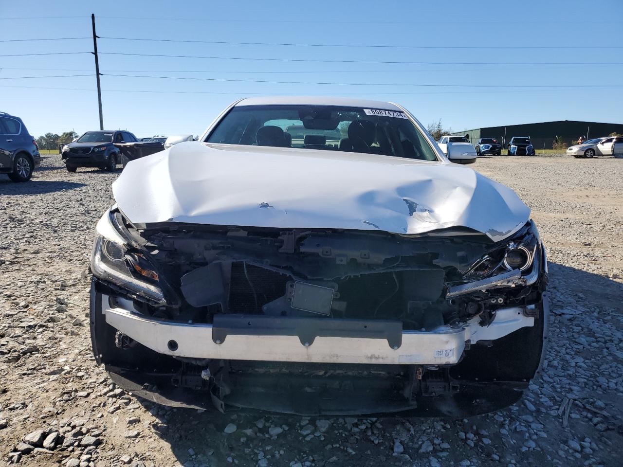 2019 Genesis G80 VIN KMHGN4JE8KU295955 Copart auction photo, front end damage thumbnail 5