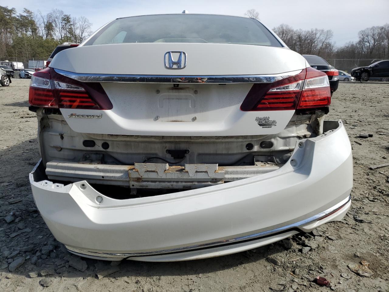 2017 Honda Accord VIN 1HGCR2F92HA233647 Copart auction photo, rear end damage thumbnail 6