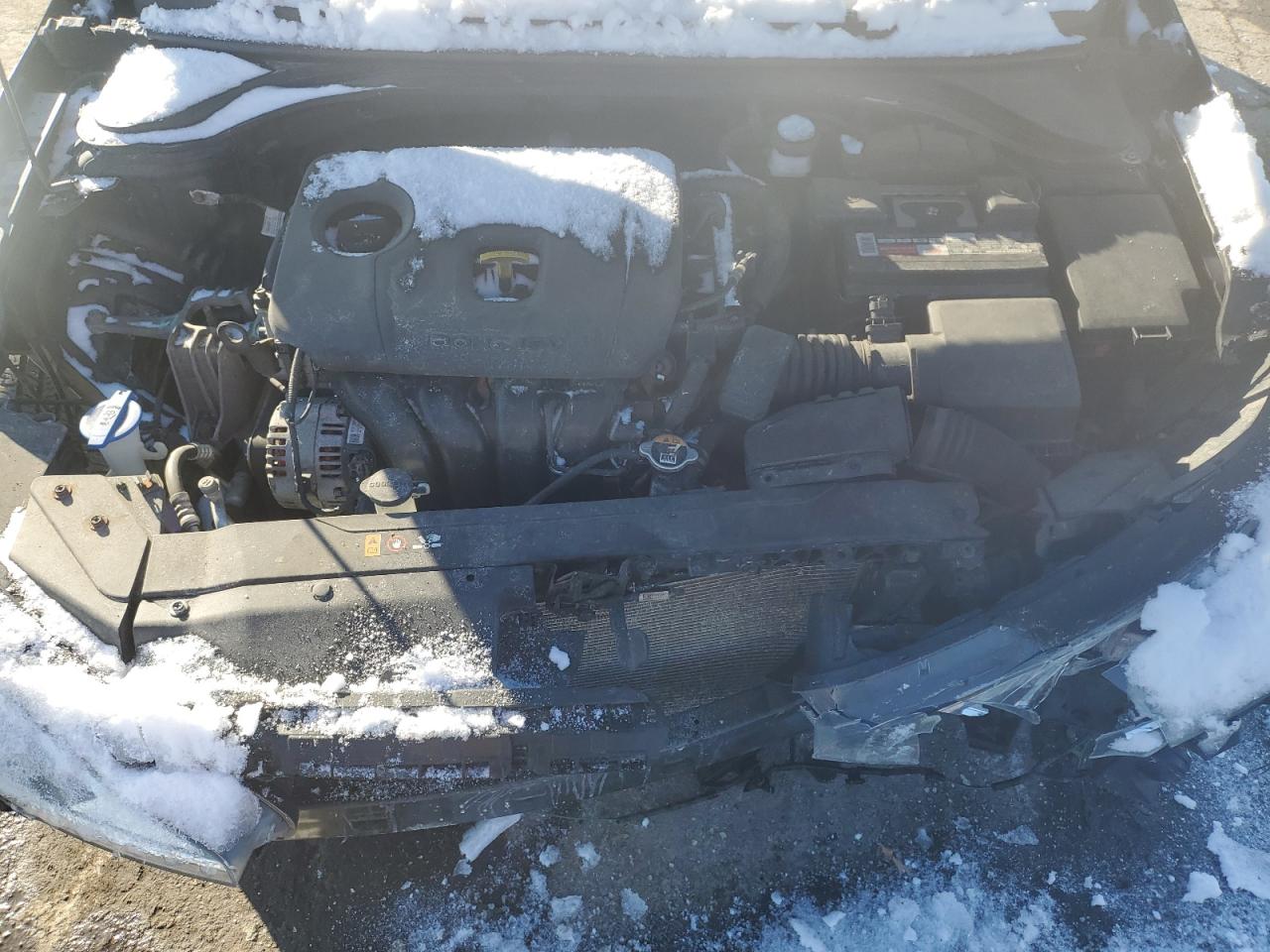 2020 Hyundai Elantra VIN 5NPD84LF0LH536570 Copart auction photo, front end damage thumbnail 11