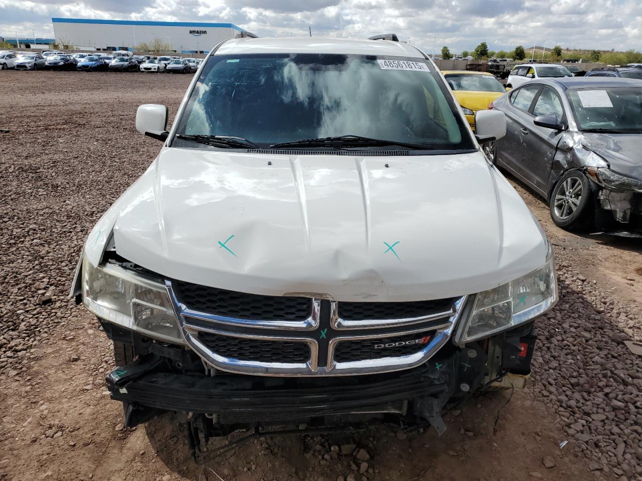 2012 Dodge Journey VIN 3C4PDCBB5CT392421 Copart auction photo, front end damage thumbnail 5