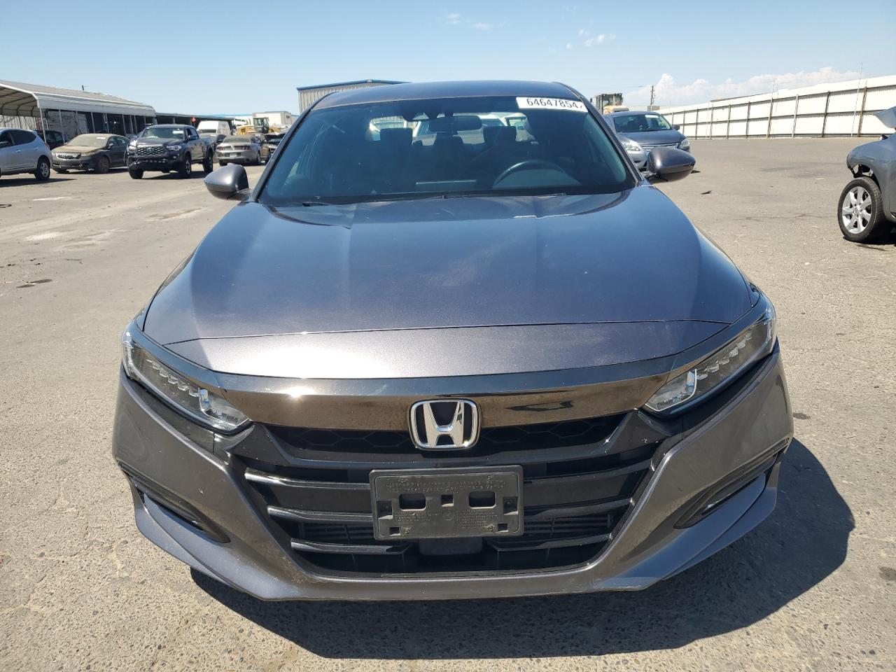 2020 Honda Accord VIN 1HGCV1F3XLA055433 Copart auction photo, rear end damage thumbnail 5