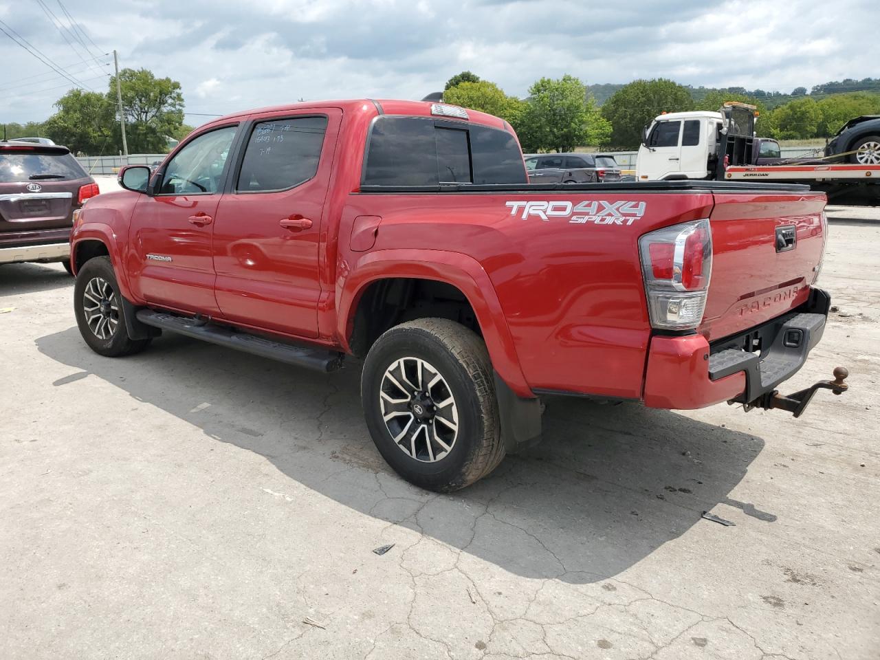 2021 Toyota Tacoma VIN 3TMCZ5AN9MM429523 Copart auction photo, front end / side damage thumbnail 2