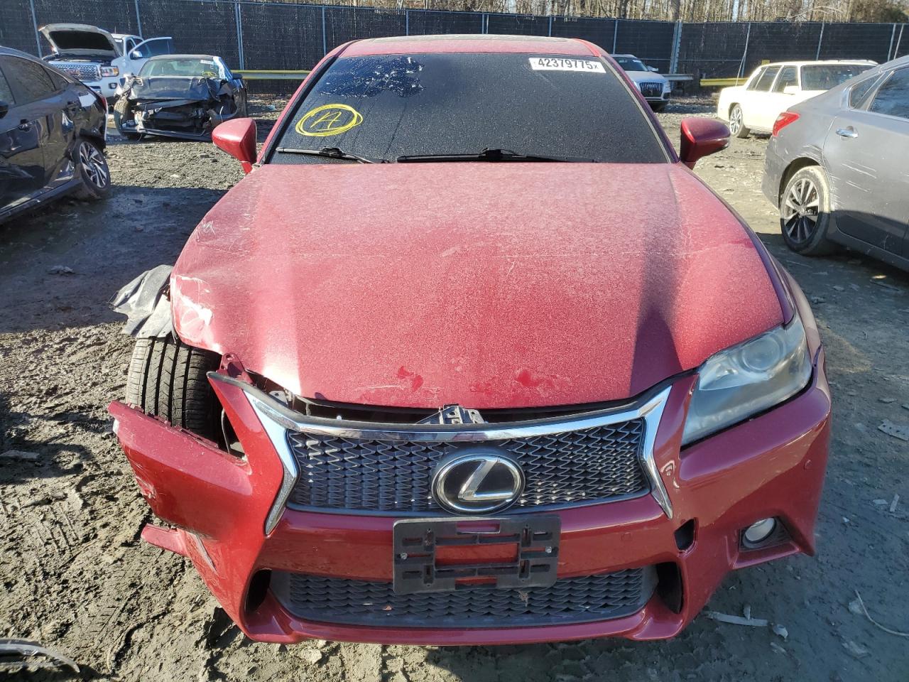 2013 Lexus GS VIN JTHBE1BL8D5010628 Copart auction photo, front end damage thumbnail 5