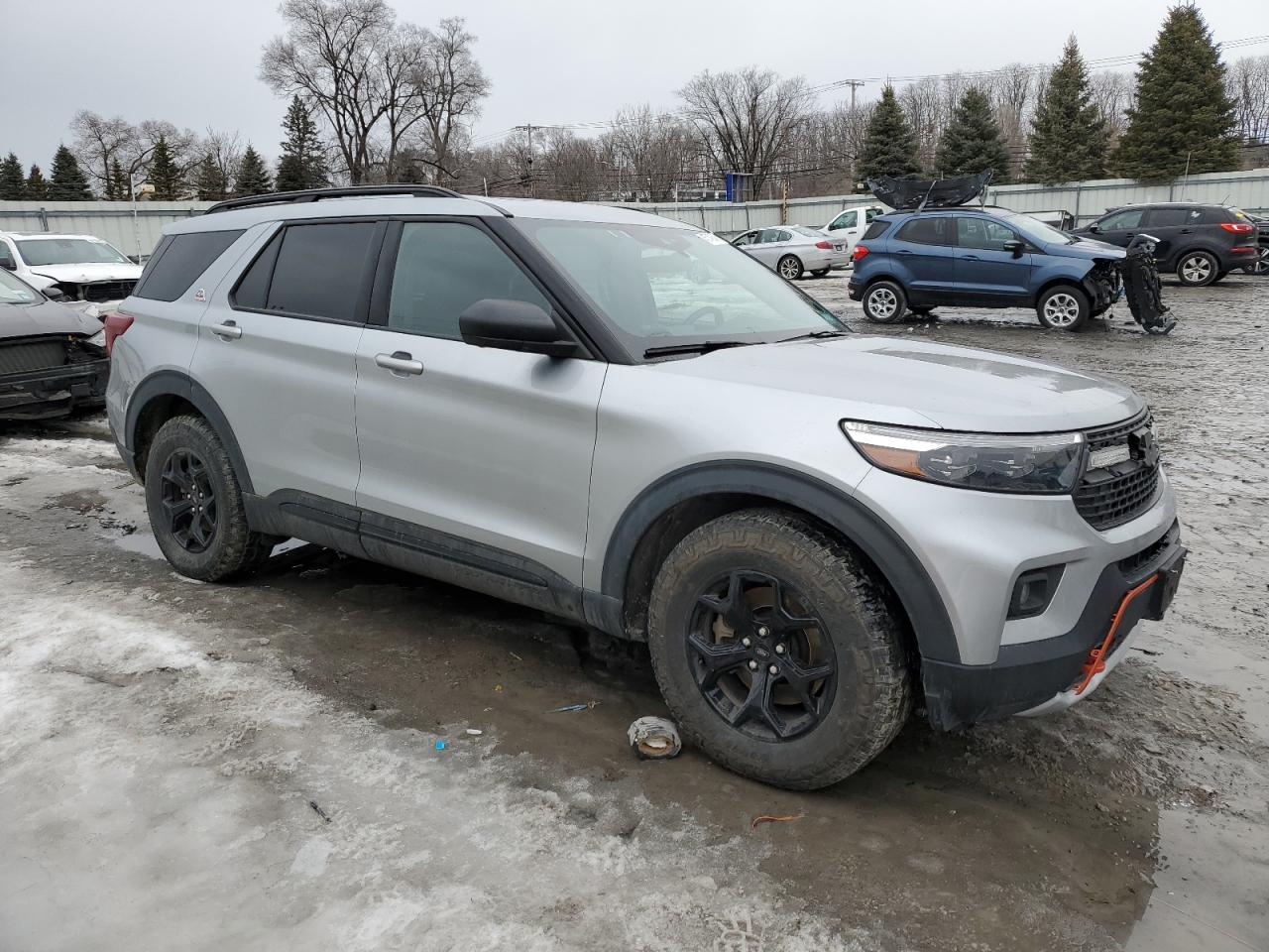 2022 Ford Explorer VIN 1FMSK8JH4NGB10632 Copart auction photo, front end / all over damage thumbnail 4