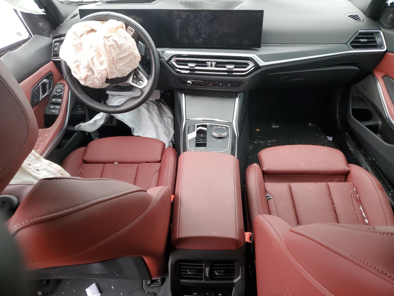 2024 BMW M3 VIN 3MW49FF03R8D99326 Copart auction photo, all over damage thumbnail 8
