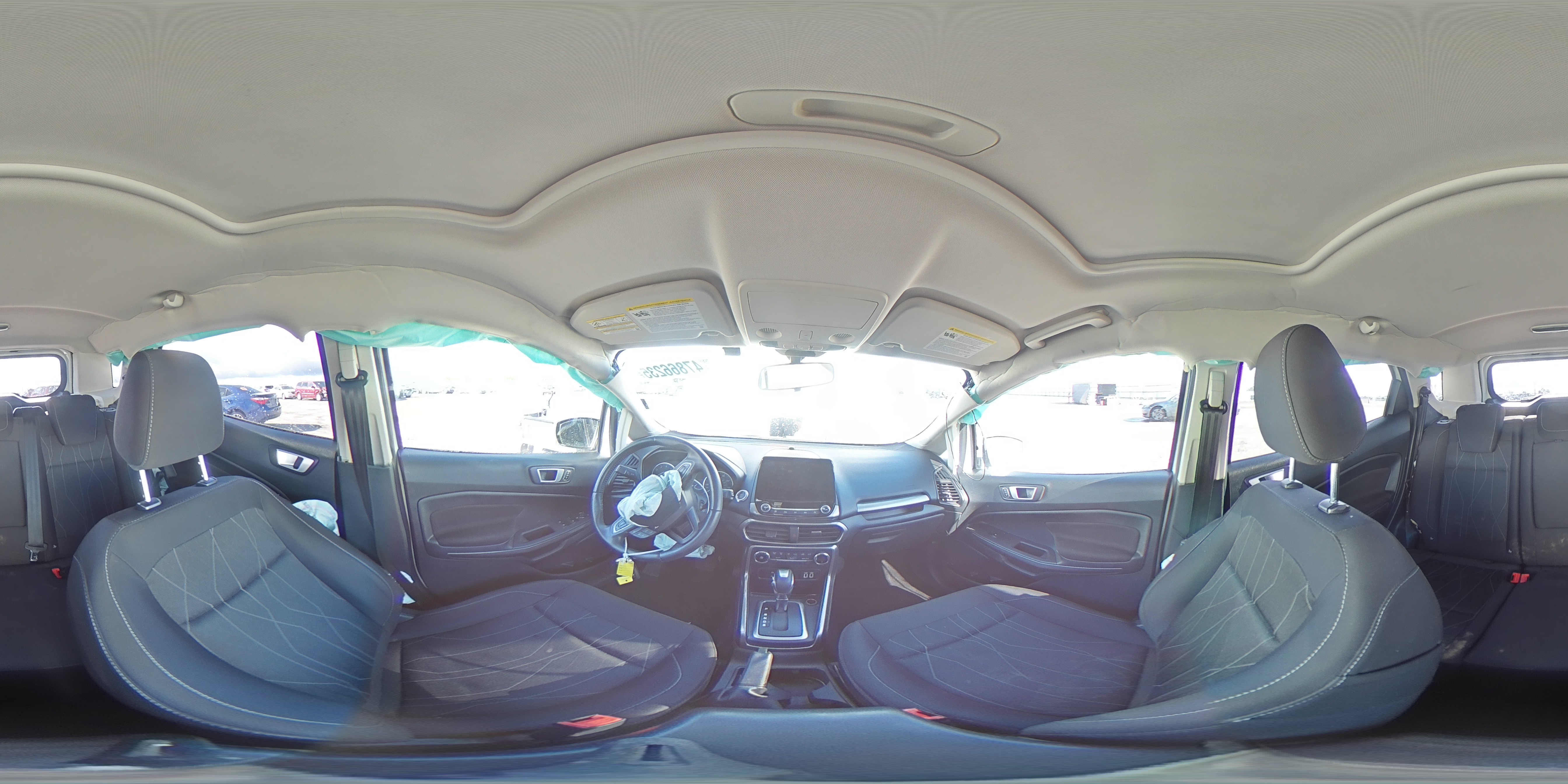 2019 Ford EcoSport VIN MAJ3S2GE1KC309536 Copart auction photo, undercarriage / front end damage thumbnail 12