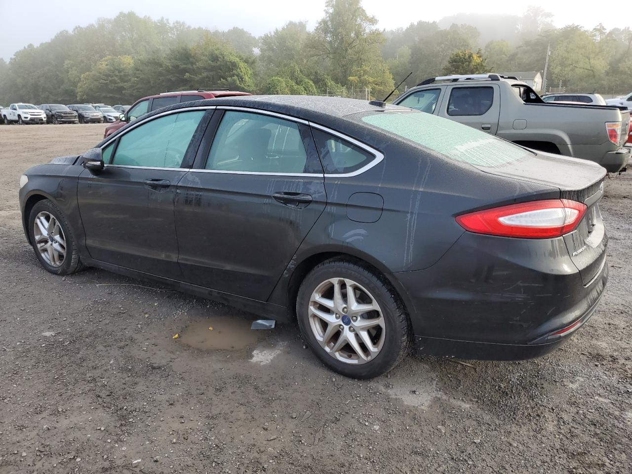 2013 Ford Fusion VIN 3FA6P0HRXDR257154 Copart auction photo, side / front end damage thumbnail 2