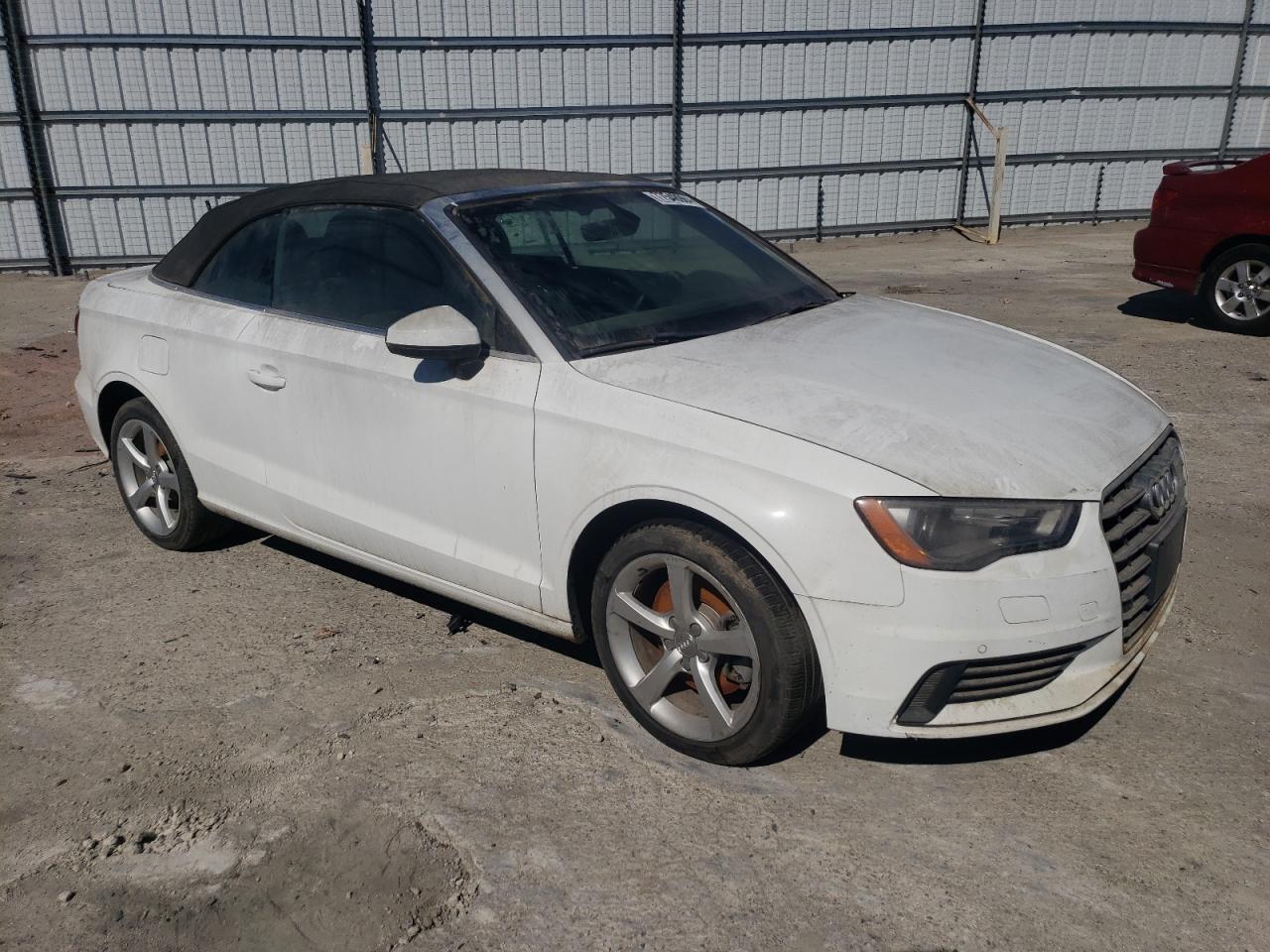 2016 Audi A3 VIN WAU67LFF7G1023537 Copart auction photo, vandalism damage thumbnail 4