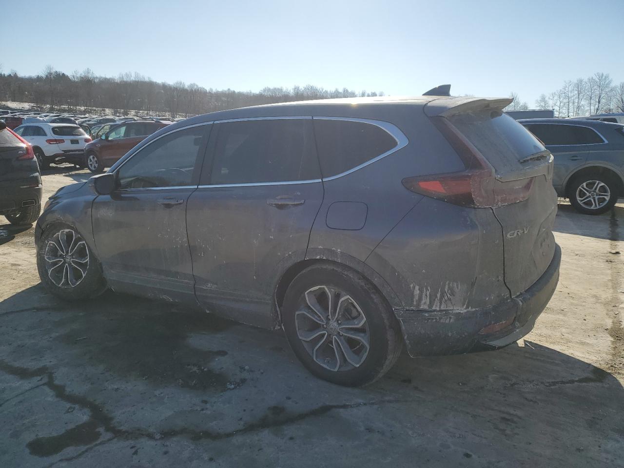 2020 Honda CR-V VIN 5J6RW2H83LA013314 Copart auction photo, front end / side damage thumbnail 2