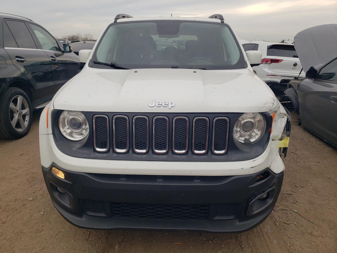 2017 Jeep Renegade VIN ZACCJABB6HPG10988 Copart auction photo, front end damage thumbnail 5