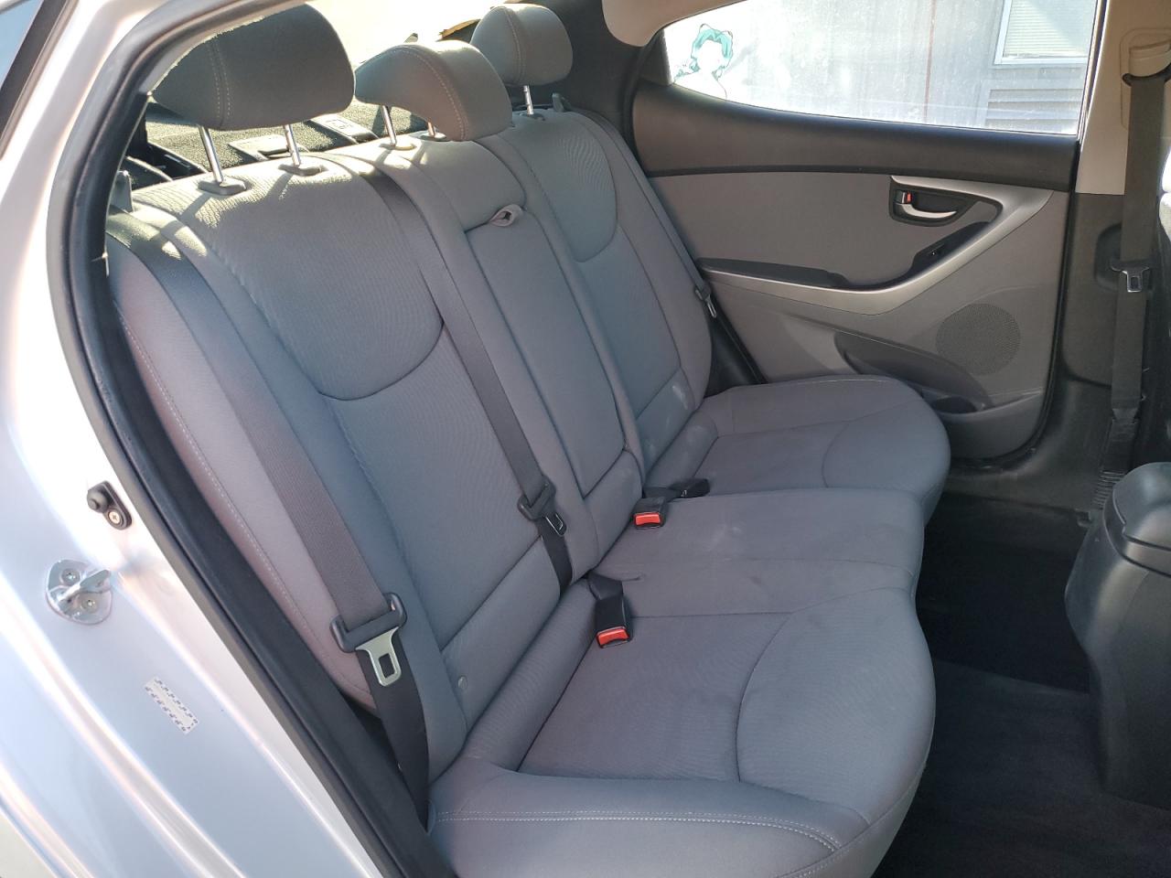 2016 Hyundai Elantra VIN KMHDH4AE9GU487953 Copart auction photo, vandalism / side damage thumbnail 10