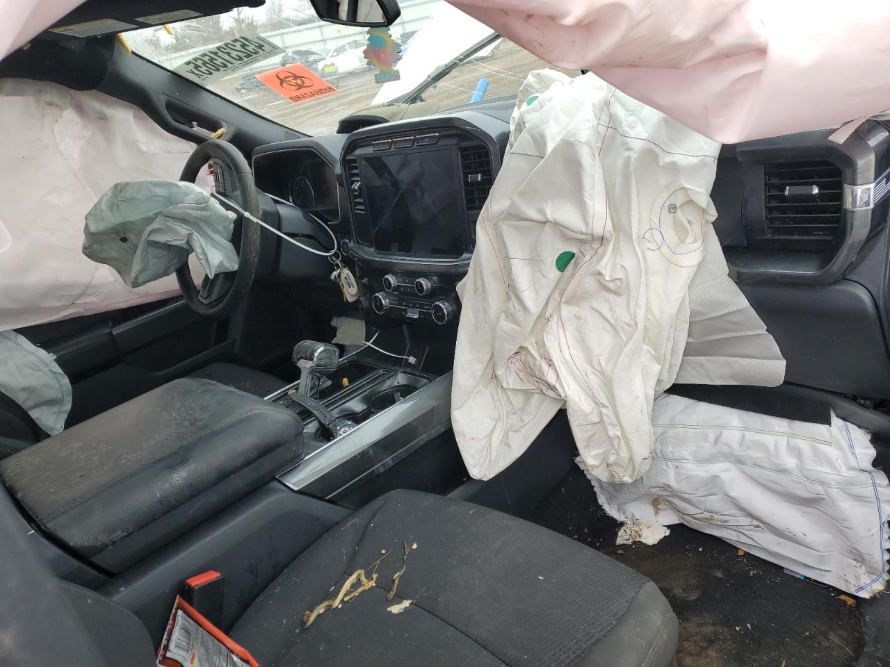 2023 Ford F-150 VIN 1FTEW1EP3PKE11553 Copart auction photo, rollover damage thumbnail 8
