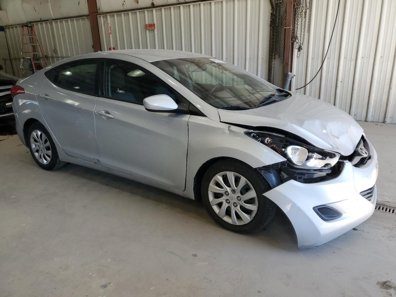 2012 Hyundai Elantra VIN 5NPDH4AE6CH067821 Copart auction photo, front end / side damage thumbnail 4