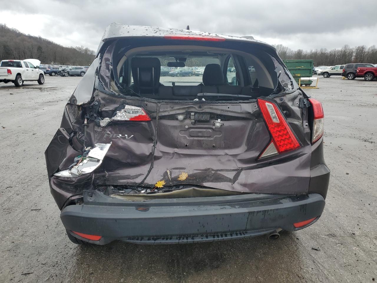 2020 Honda HR-V VIN 3CZRU6H56LM733230 Copart auction photo, rear end damage thumbnail 6
