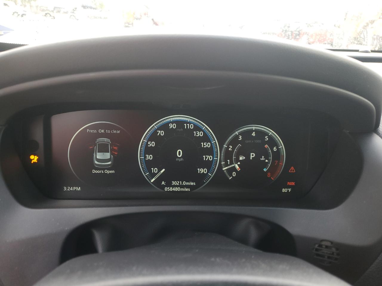 2017 Jaguar F-Pace VIN SADCK2BVXHA896703 Copart auction photo, side damage thumbnail 9