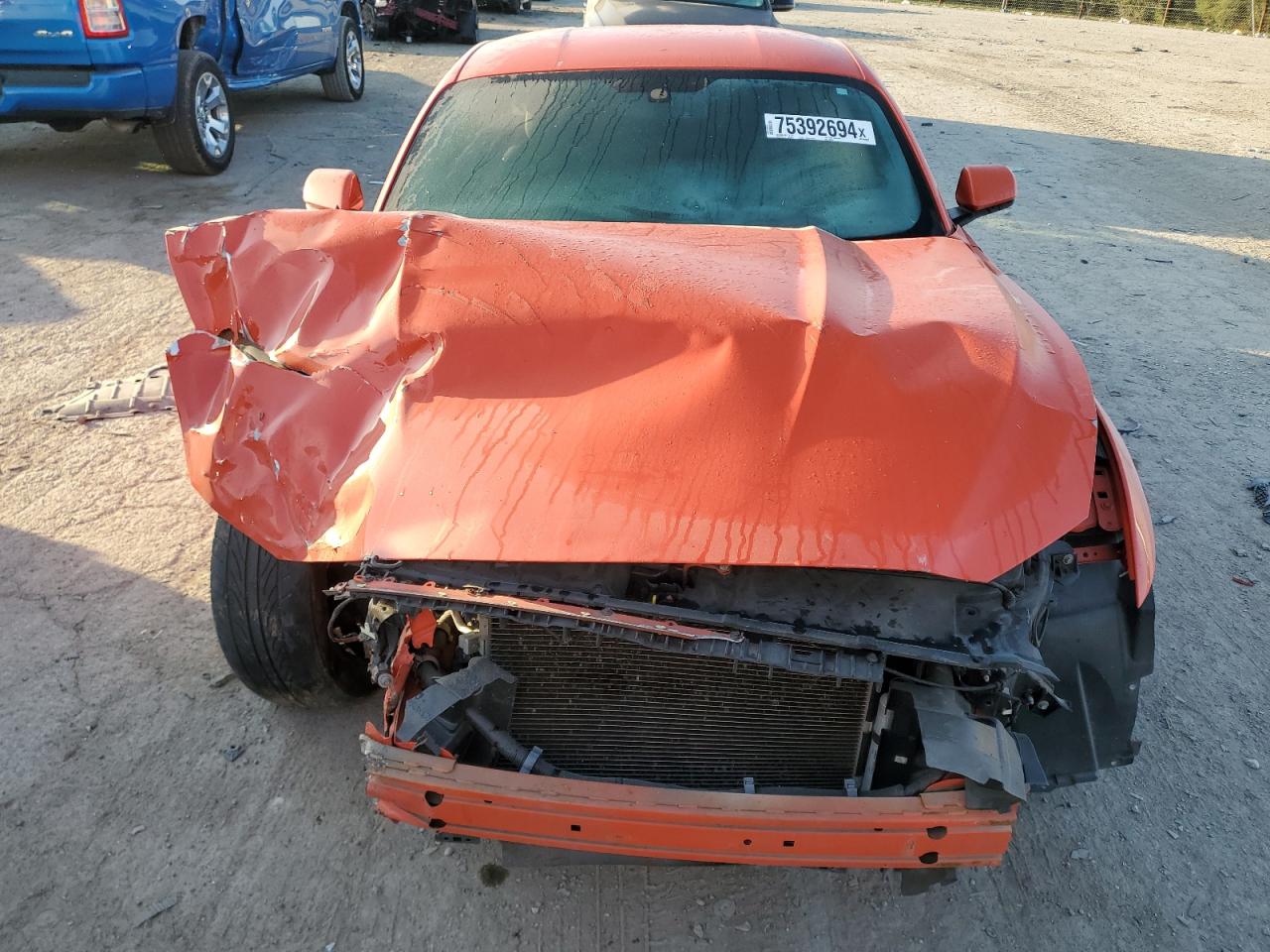 2016 Ford Mustang VIN 1FA6P8AM8G5292280 Copart auction photo, front end / mechanical damage thumbnail 5