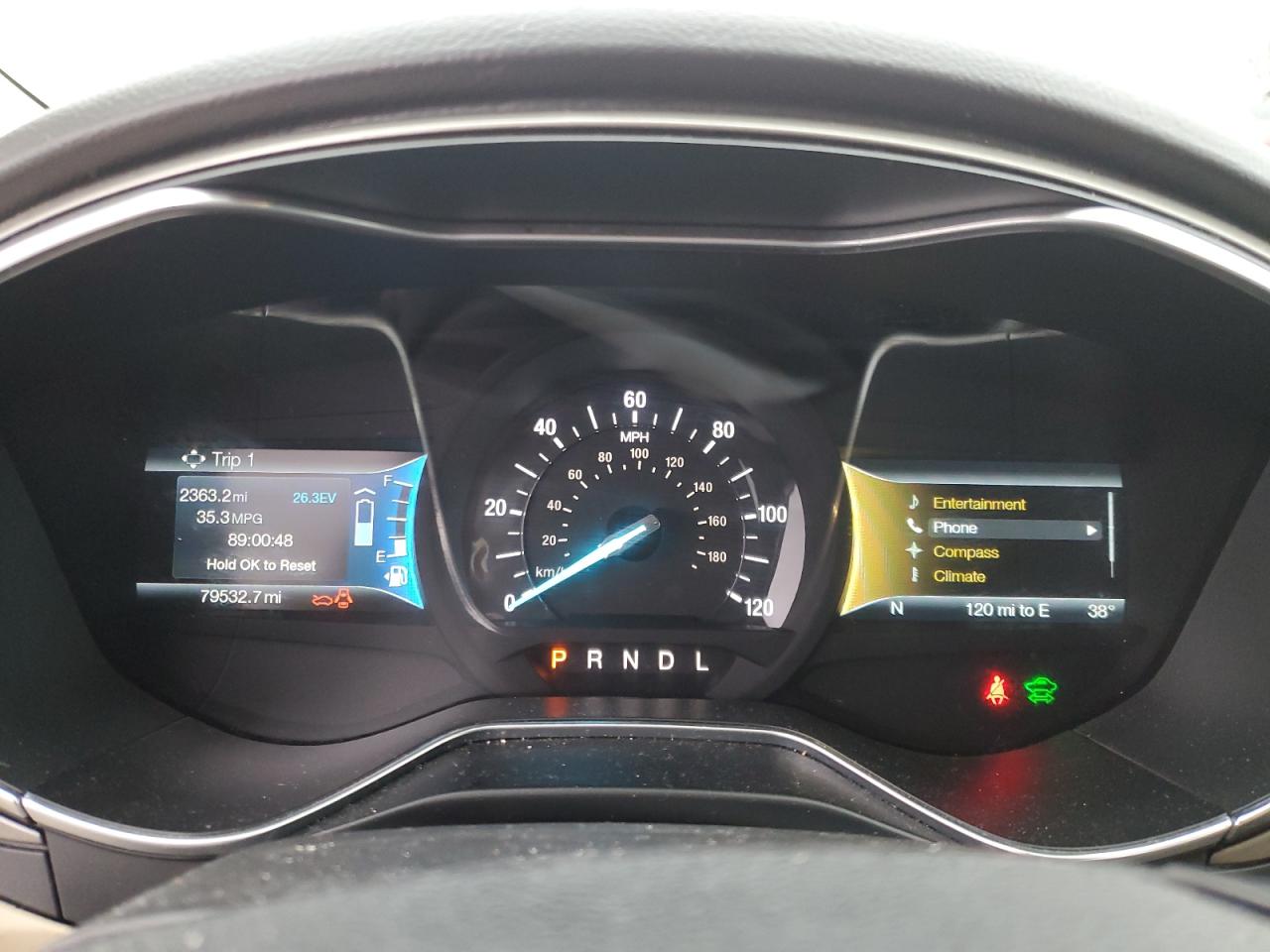 2016 Ford Fusion VIN 3FA6P0LU8GR139507 Copart auction photo, front end damage thumbnail 9