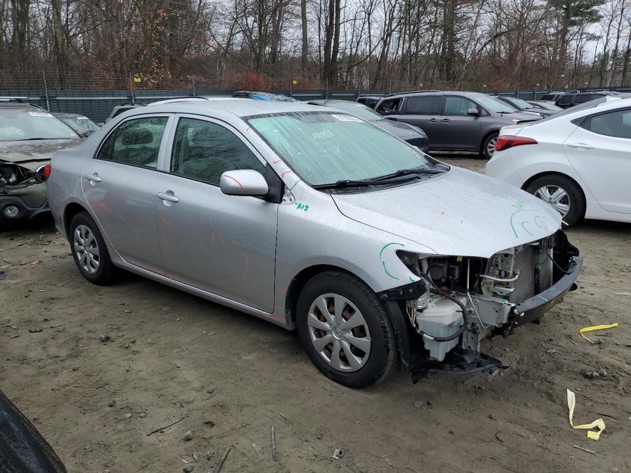 2009 Toyota Corolla VIN JTDBL40E29J031146 Copart auction photo, front end / minor dent/scratches damage thumbnail 4