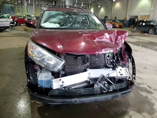 2015 Toyota Highlander VIN 5TDDKRFH1FS128993 Copart auction photo, front end damage thumbnail 14