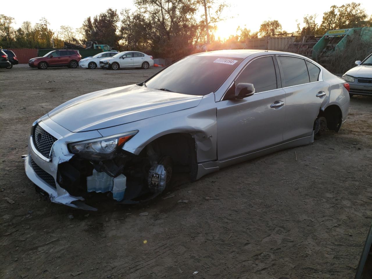 2016 Infiniti Q50 VIN JN1FV7AR8GM451877 - Copart auction photo