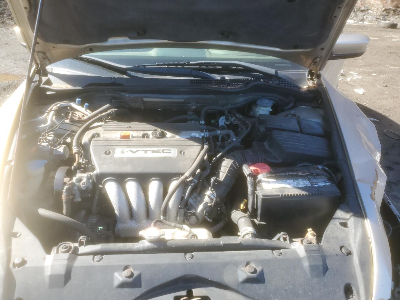 2003 Honda Accord VIN 3HGCM56323G711281 Copart auction photo, front end / minor dent/scratches damage thumbnail 12