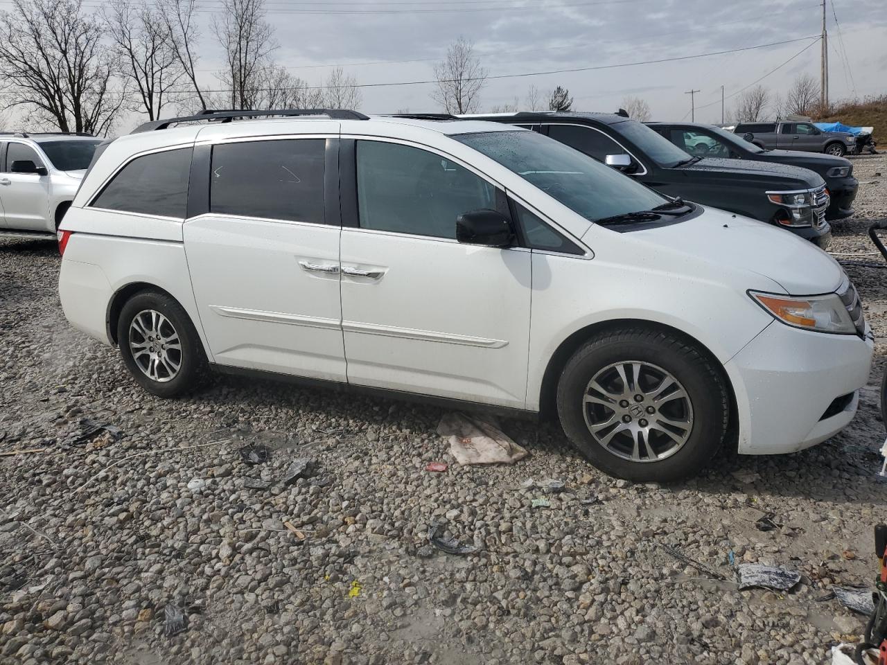 2013 Honda Odyssey VIN 5FNRL5H65DB005559 Copart auction photo, front end damage thumbnail 4